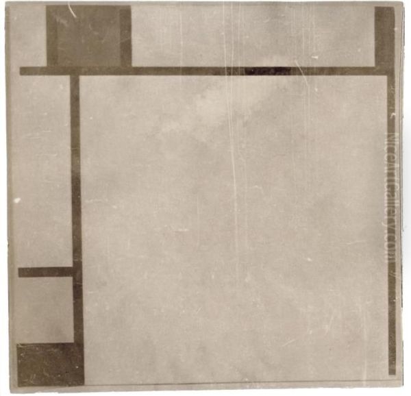 Composition Oil Painting by Piet Mondrian