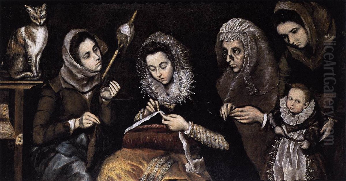 The Family of El Greco Oil Painting by El Greco