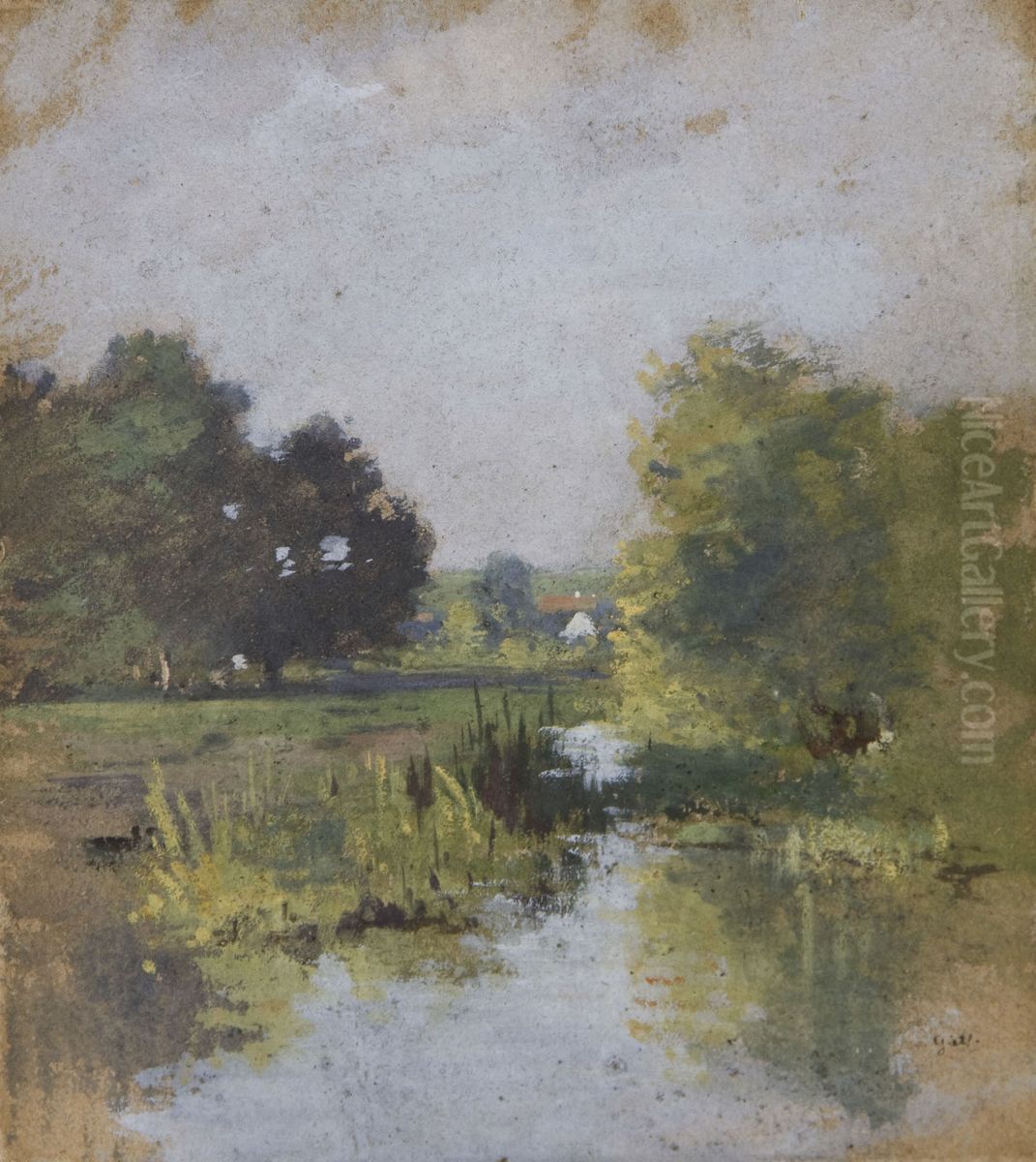 Landscape Oil Painting by Josua Von Gietl
