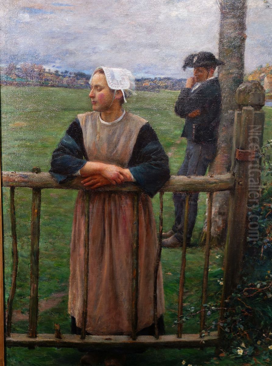 Amuada Oil Painting by Jose Julio de Sousa Pinto