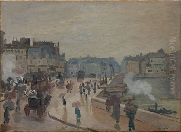 The Pont Neuf Oil Painting by Claude Oscar Monet