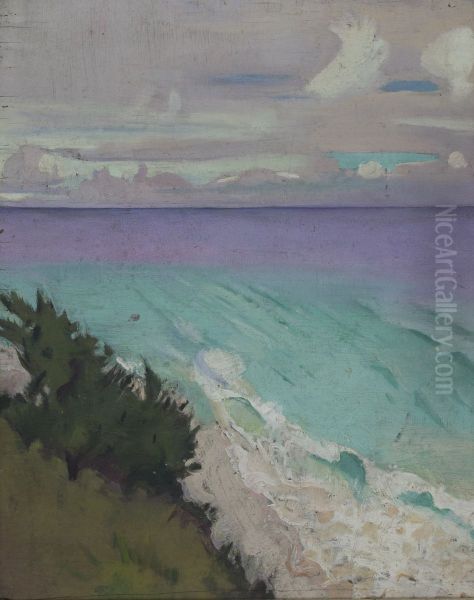 Seascape. Oil Painting by Abbott Handerson Thayer
