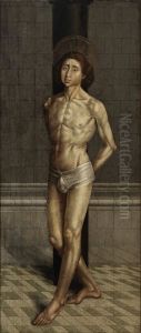 Saint Vincent tied to the column