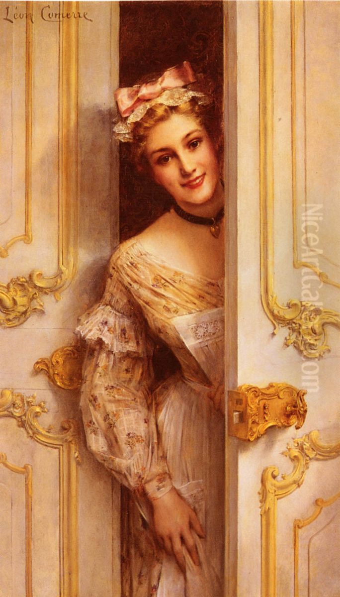 The Pretty Maid Oil Painting by Leon Comerre