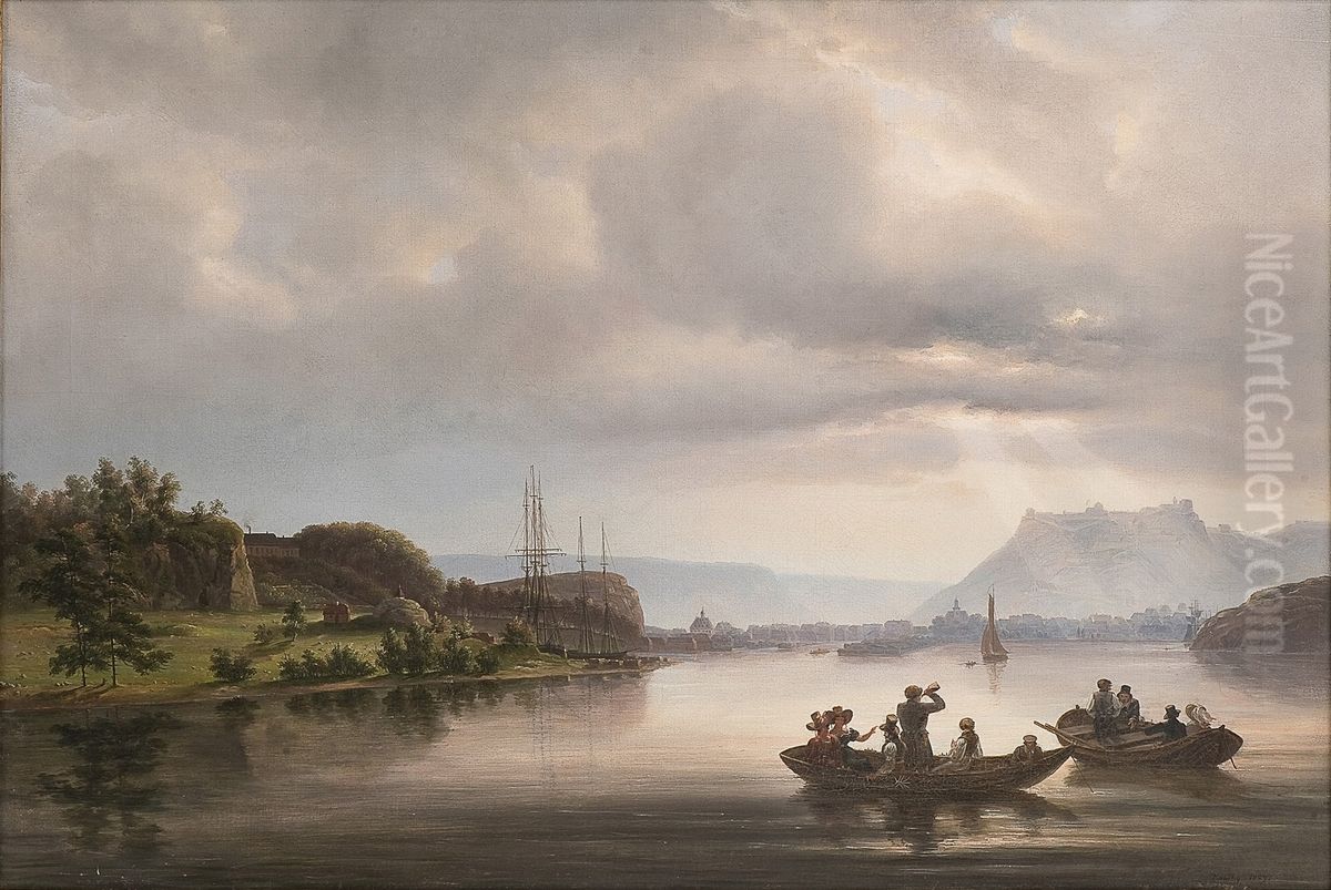 From Fredrikshald Oil Painting by Thomas Fearnley