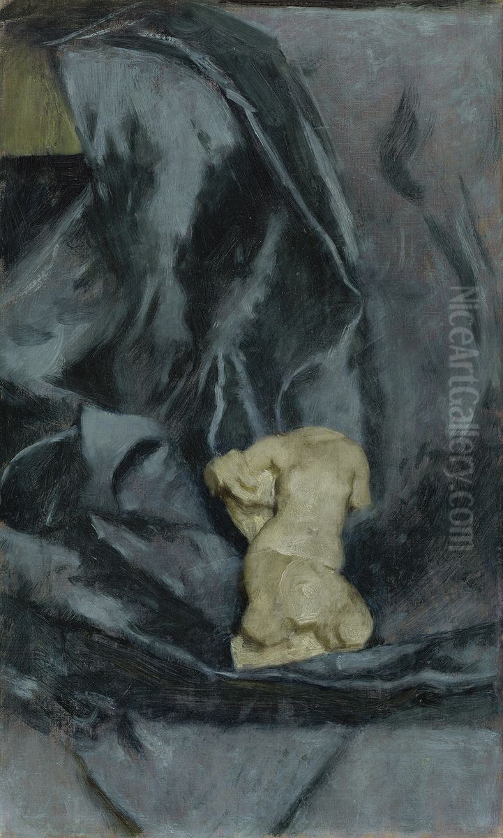 Marble Torso of a Woman Oil Painting by Dennis Miller Bunker Marble Torso of a Woman Oil Painting by Dennis Miller Bunker