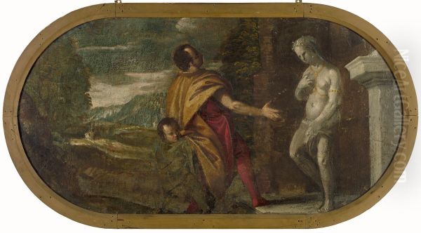 Pygmalion Oil Painting by Paolo Veronese (Caliari)