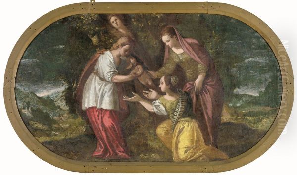 The Birth of Adonis Oil Painting by Paolo Veronese (Caliari)