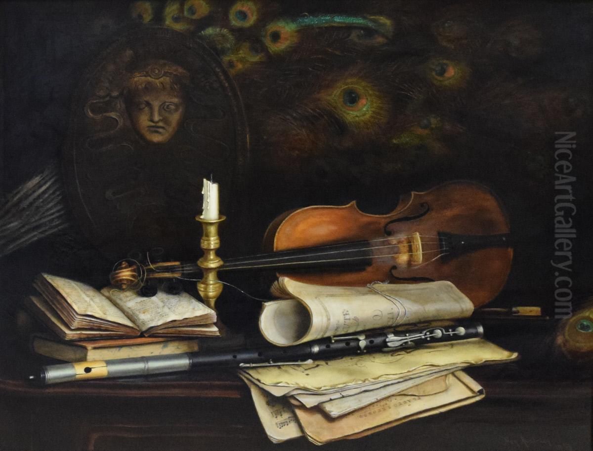 Still Life Oil Painting by Ben Austrian