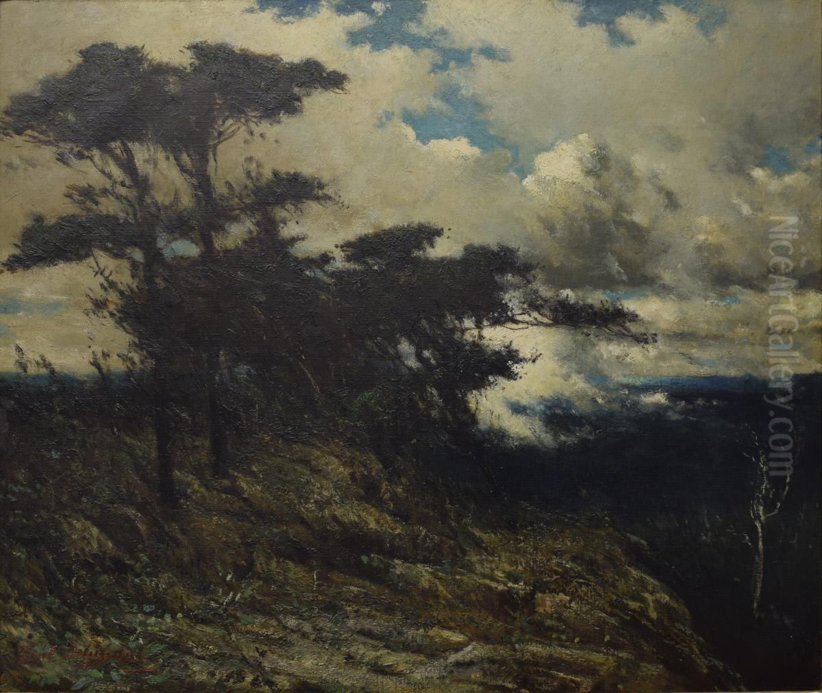 Mountain Country Oil Painting by Elliott Daingerfield