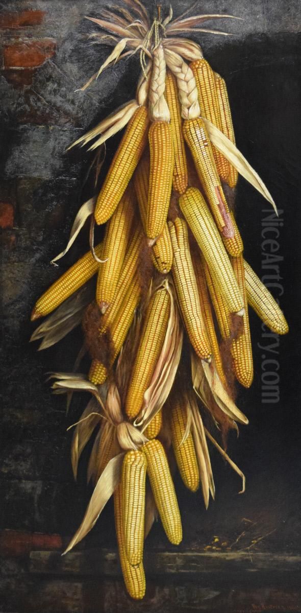 Golden Harvest Oil Painting by Ben Austrian
