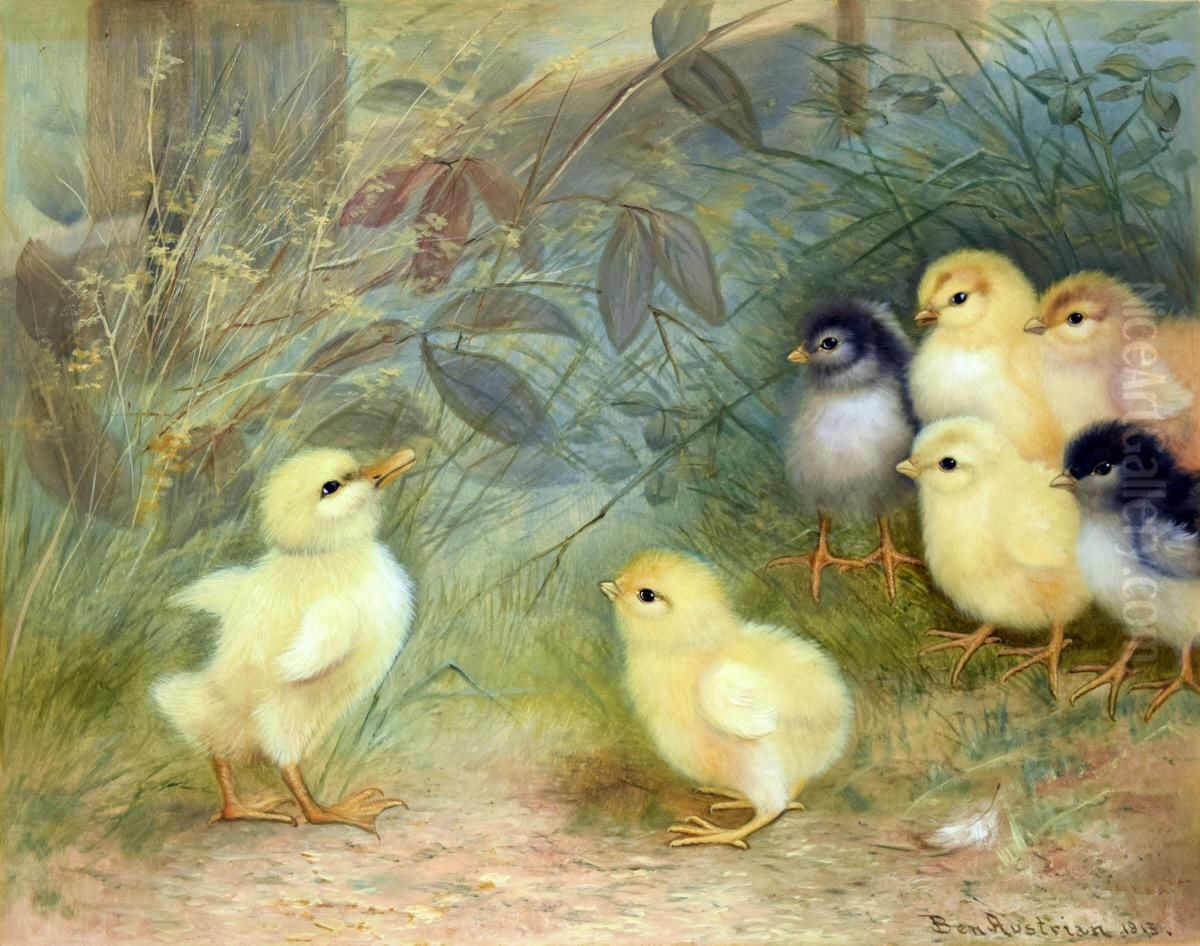 You Don't Belong to Our Crowd Oil Painting by Ben Austrian