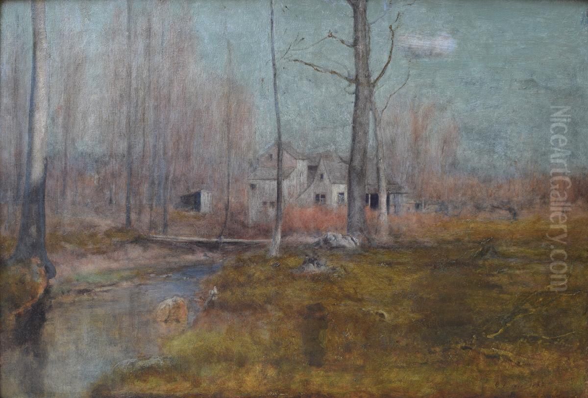 The Brook, Montclair Oil Painting by George Inness