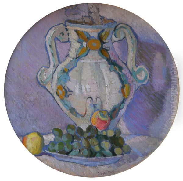 Still Life Oil Painting by Joseph Stella