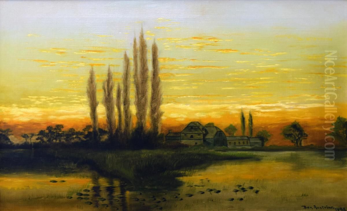 Morning in Brittany Oil Painting by Ben Austrian