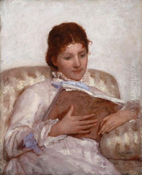 The Reader Oil Painting by Mary Cassatt