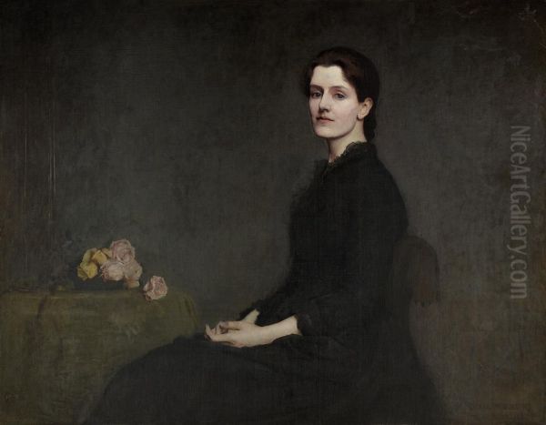 Anne Page Oil Painting by Dennis Miller Bunker