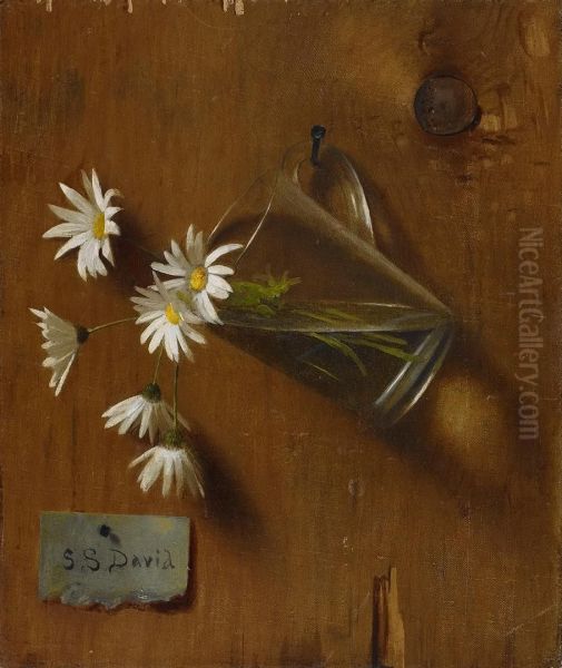 Daisies Oil Painting by De Scott Evans