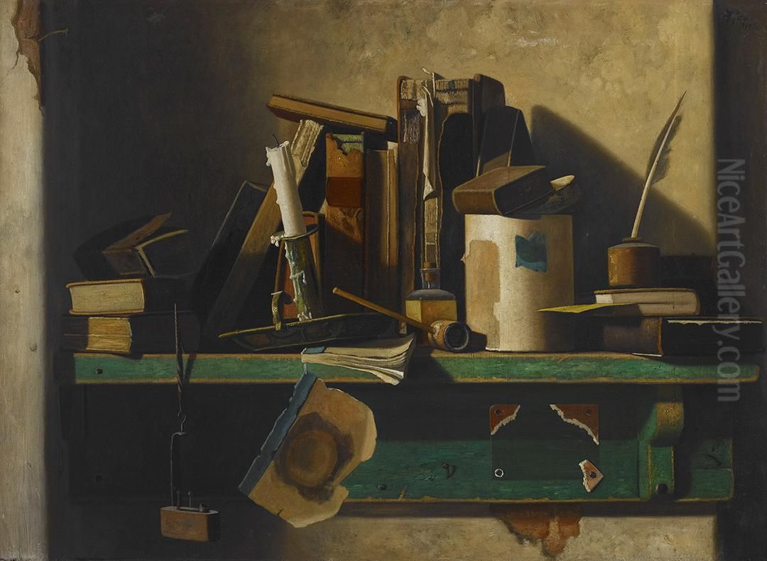 Old Companions Oil Painting by John F. Peto