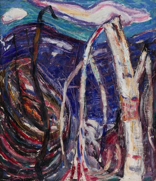 Landscape No. 19 Oil Painting by Marsden Hartley
