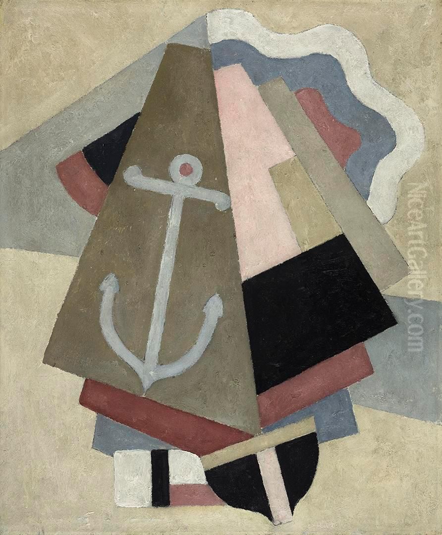 Movement No. 7, Provincetown Oil Painting by Marsden Hartley