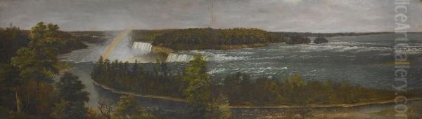 Niagara and the Rapids Oil Painting by John Vanderlyn