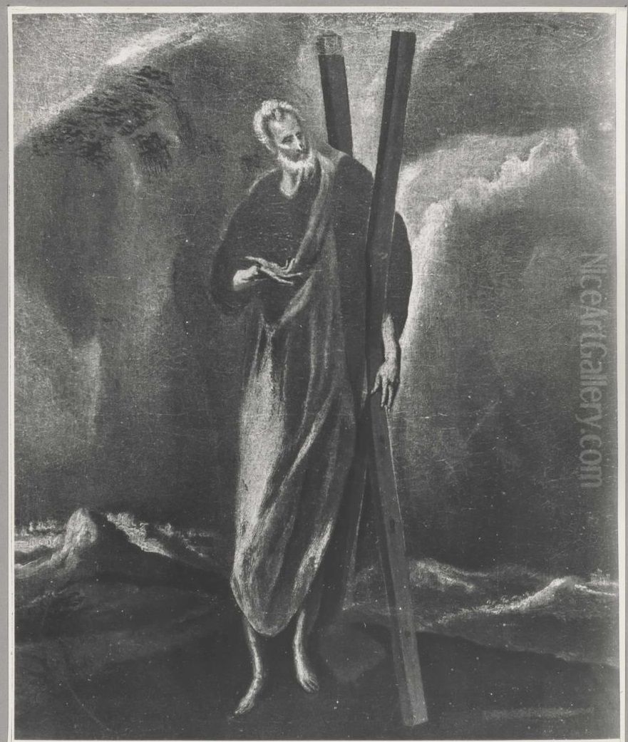 Saint Andrew Oil Painting by El Greco