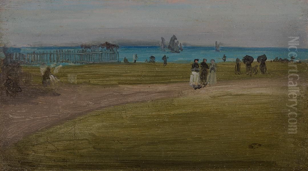 The Evening Walk Oil Painting by James McNeill Whistler
