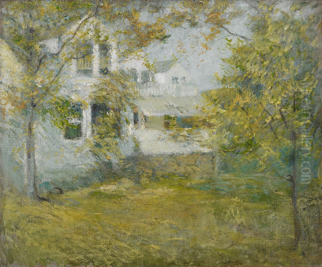 September Sunshine Oil Painting by John Henry Twachtman