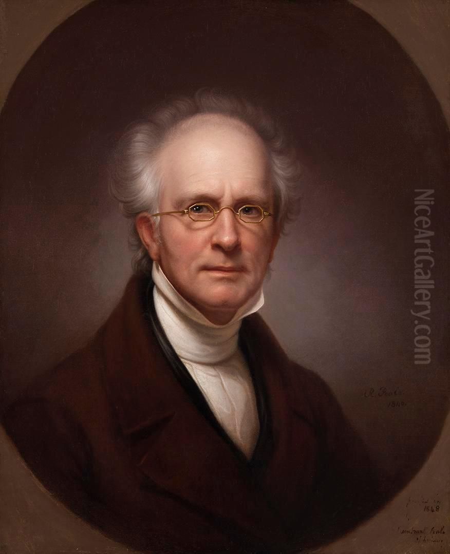 Self-Portrait Oil Painting by Rembrandt Peale