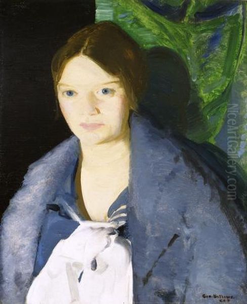 Portrait of Geraldine Lee, No. 1 Oil Painting by George Bellows