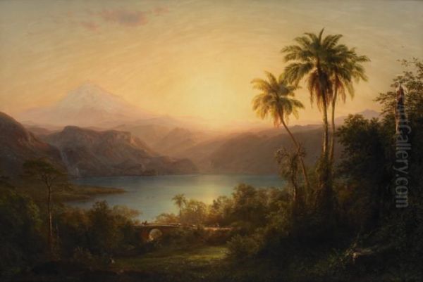 Sierra Nevada de Santa Marta Oil Painting by Frederic Edwin Church