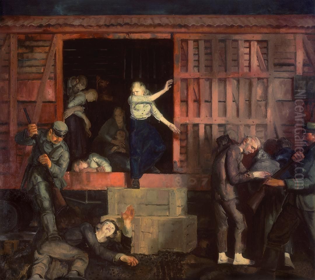 Return of the Useless Oil Painting by George Wesley Bellows