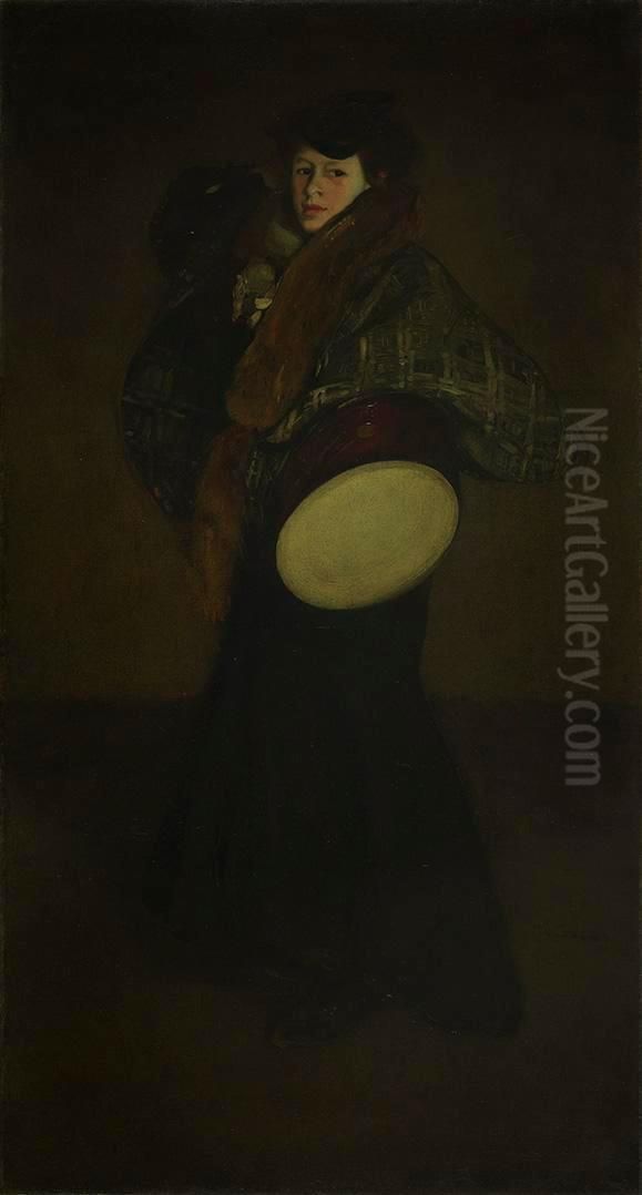 The Midinette Oil Painting by Alfred Maurer