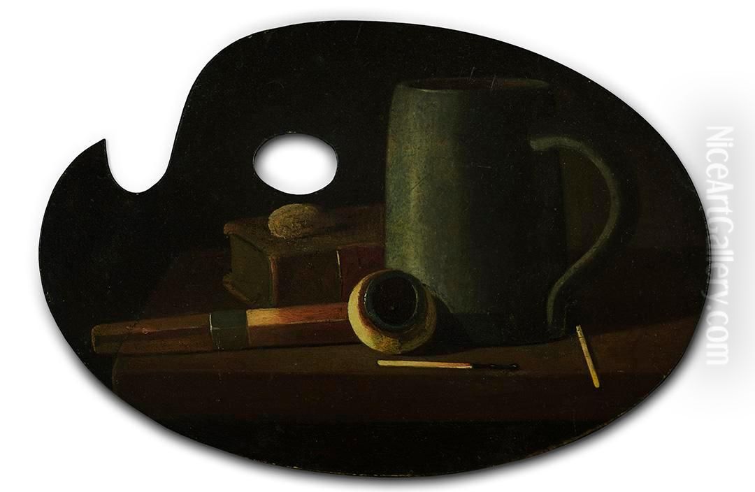 The Artist's Table Oil Painting by John F. Peto
