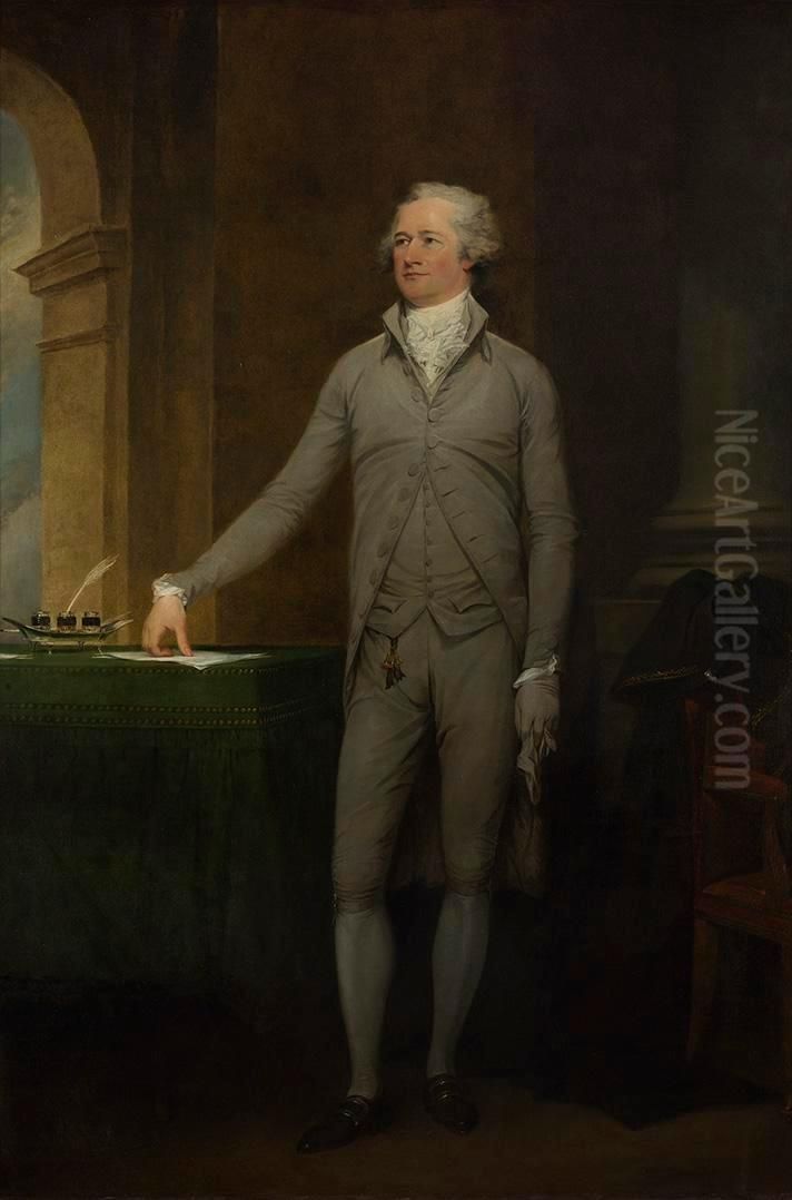 Portrait of Alexander Hamilton Oil Painting by John Trumbull