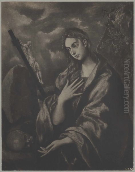 St. Mary Magdalene Oil Painting by El Greco