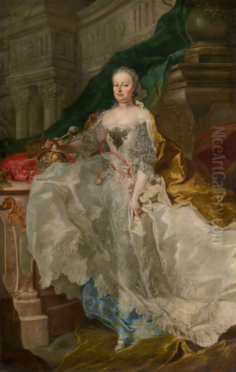 Portret cisarovny Marie Terezie Oil Painting by Franz Anton Palko
