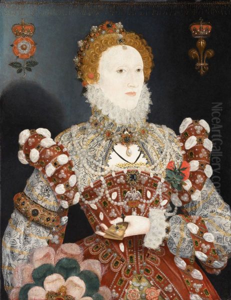 The Pelican Portrait Oil Painting by Nicholas Hilliard