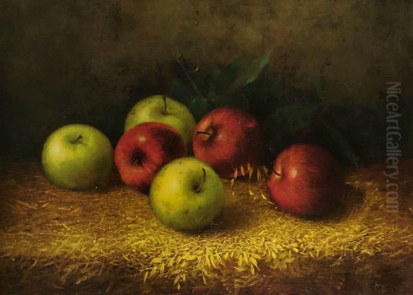 Apples on the Ground Oil Painting by Charles Ethan Porter