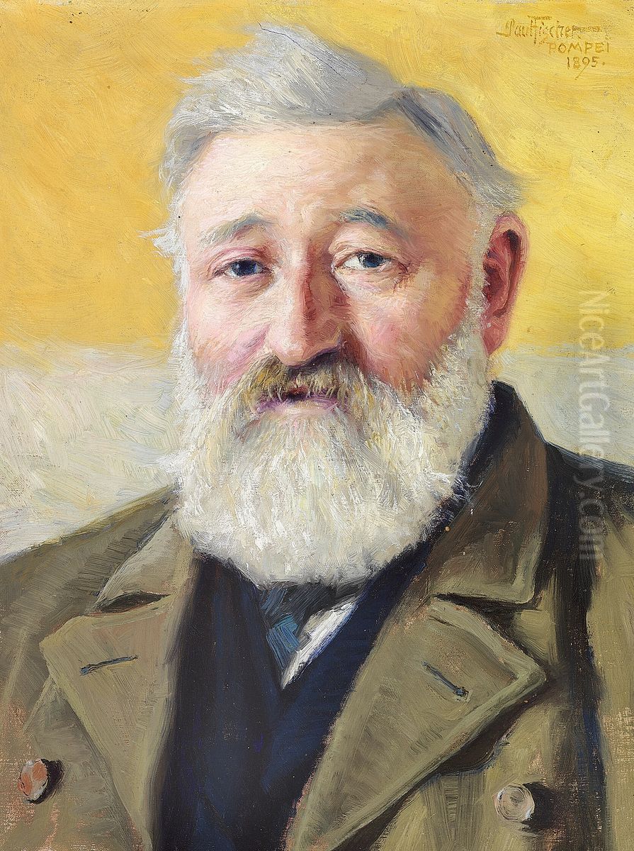 Portrait of Martin Daniel Muller. Oil Painting by Paul Gustav Fischer Portrait of Martin Daniel Muller. Oil Painting by Paul Gustav Fischer