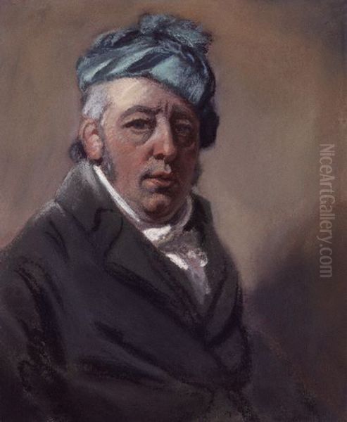 Self-portrait Oil Painting by John Raphael Smith