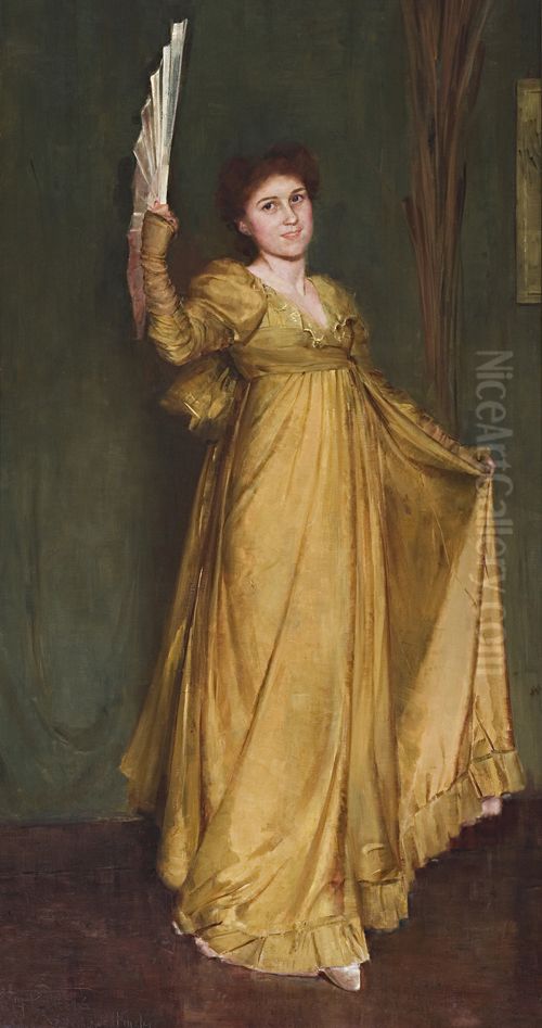Hilda Spong Oil Painting by Tom Roberts