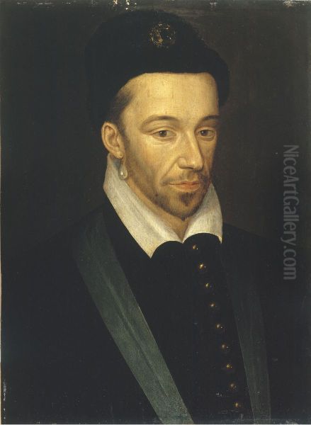 Portrait d'Henri III (1551-1589), roi de France Oil Painting by Francois Quesnel