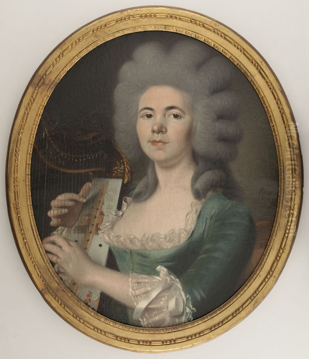 Portrait presume de Rosalie Dugazon (1755-1821), chanteuse Oil Painting by Unidentified painter