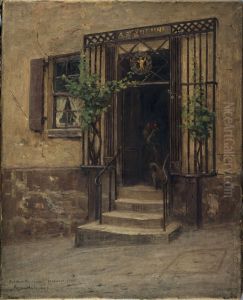 Auberge a l'enseigne de Saint-Etienne, rue de la Montagne-Sainte-Genevieve Auberge a l'enseigne de Saint-Etienne, rue de la Montagne-Sainte-Genevieve