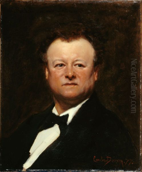 Portrait de Jean-Francois Berthelier (1830-1888), chanteur Oil Painting by Carolus-Duran