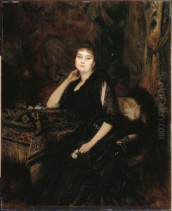 Portrait de Madame Olympe Heriot, nee Cyprienne Dubernet (1857-1947)