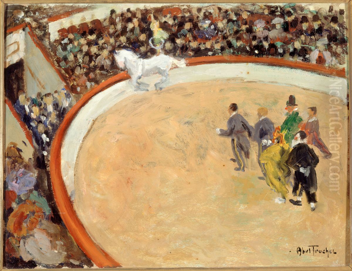 Le cirque Medrano, boulevard Rochechouard Oil Painting by Louis Abel-Truchet