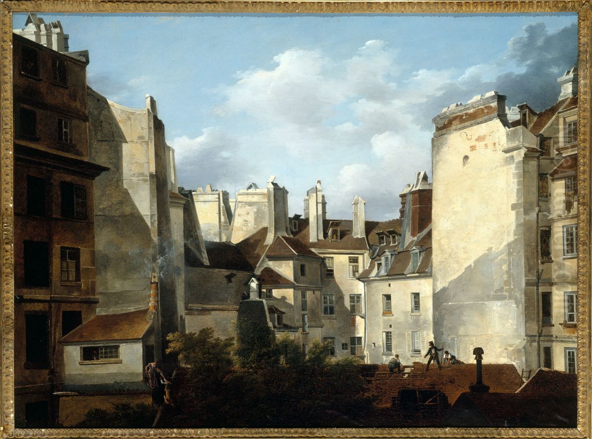 Toits de Paris Oil Painting by Etienne Bouhot